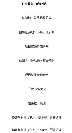 商业旅游地产策划-服务体系-鸿伟摩尔房地产咨询